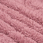 vidaXL Winterbettdecke Rosa 135 x 200 cm Mikrofaser und Teddy-Fleece