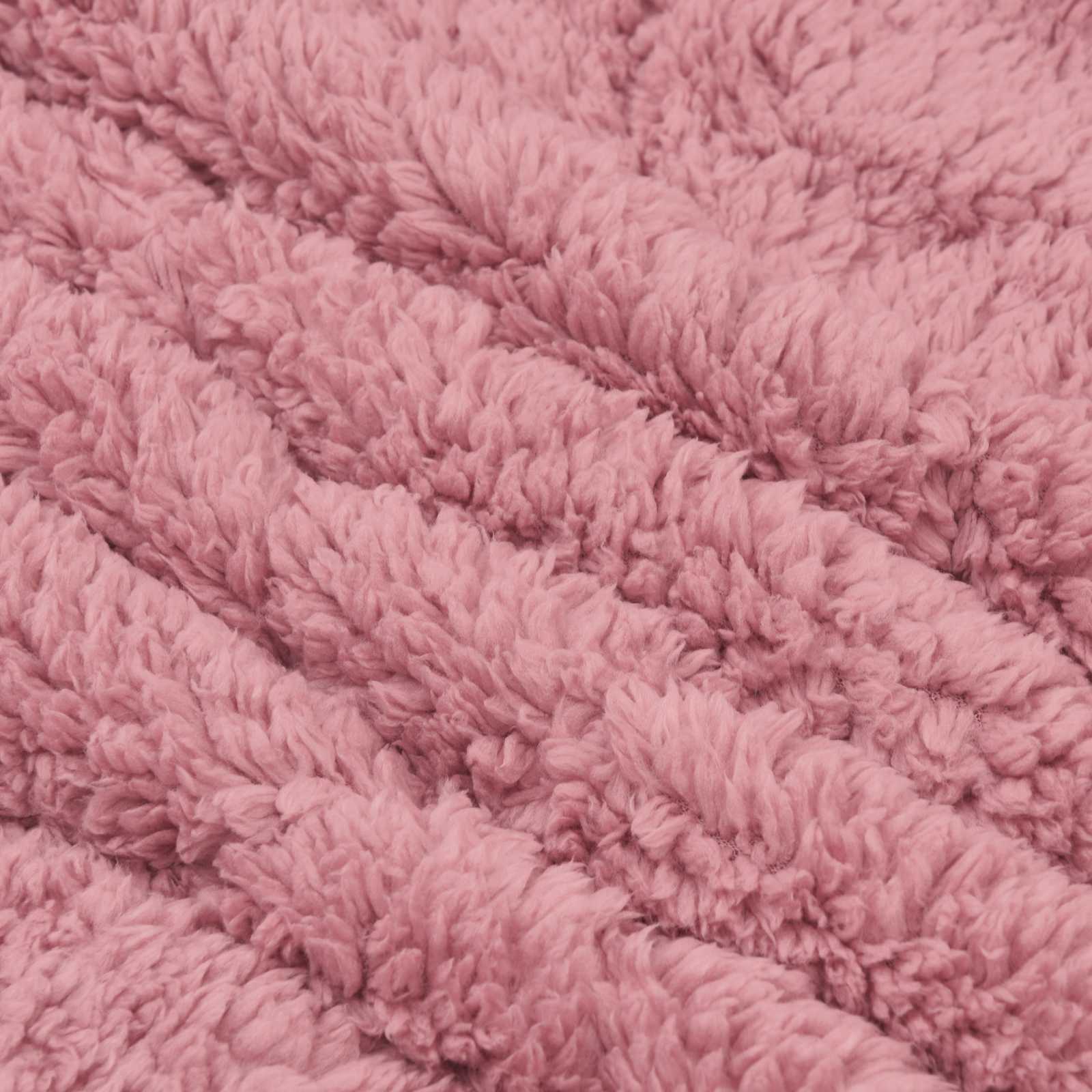vidaXL Winterbettdecke Rosa 135 x 200 cm Mikrofaser und Teddy-Fleece