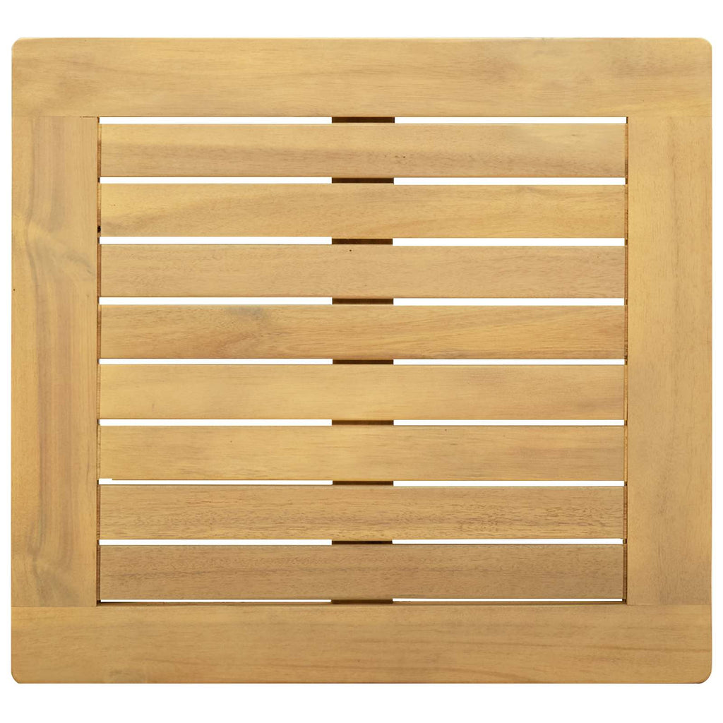 vidaXL Couchtisch Helles Akazienholz 45 x 45 x 36 cm Massivholz Akazie