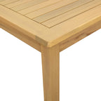 vidaXL Couchtisch Helles Akazienholz 110 x 110 x 45 cm