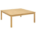 vidaXL Couchtisch Helles Akazienholz 110 x 110 x 45 cm