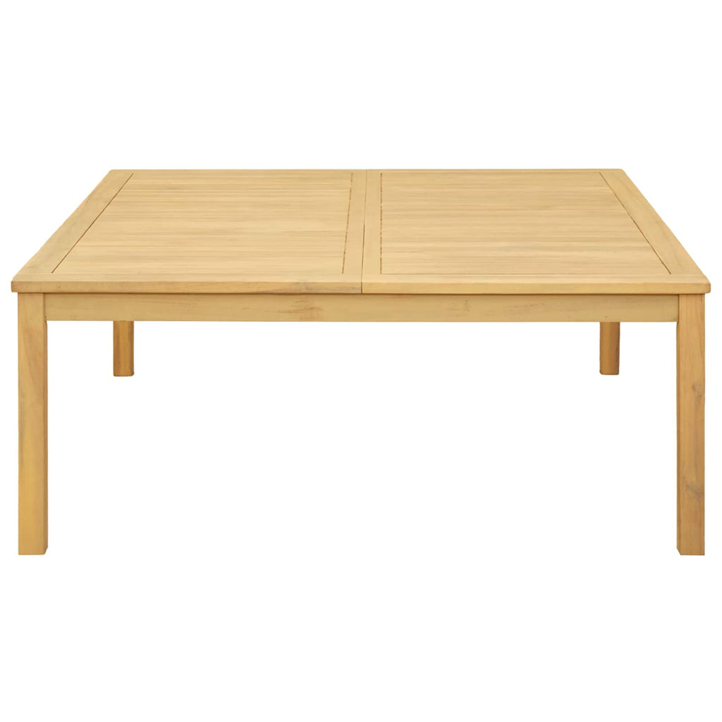 vidaXL Couchtisch Helles Akazienholz 110 x 110 x 45 cm
