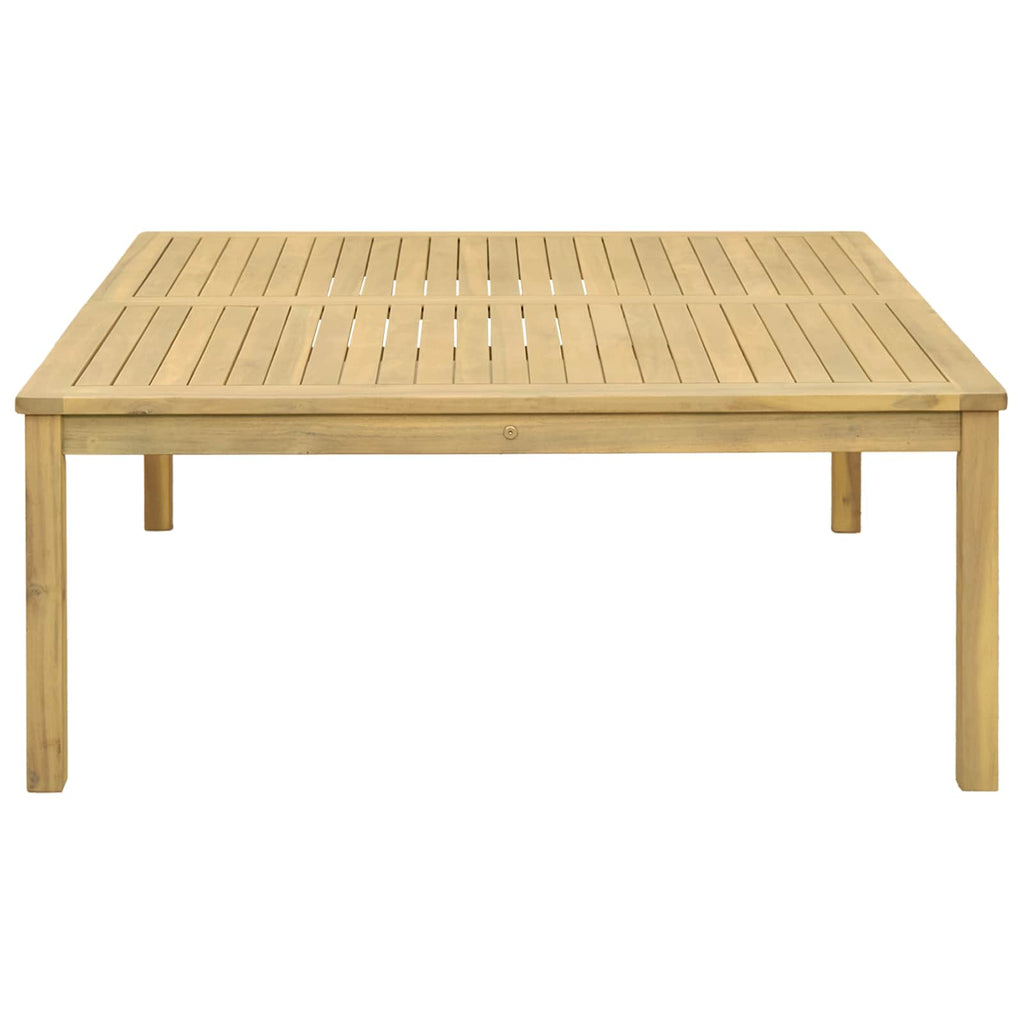 vidaXL Couchtisch Helles Akazienholz 110 x 110 x 45 cm