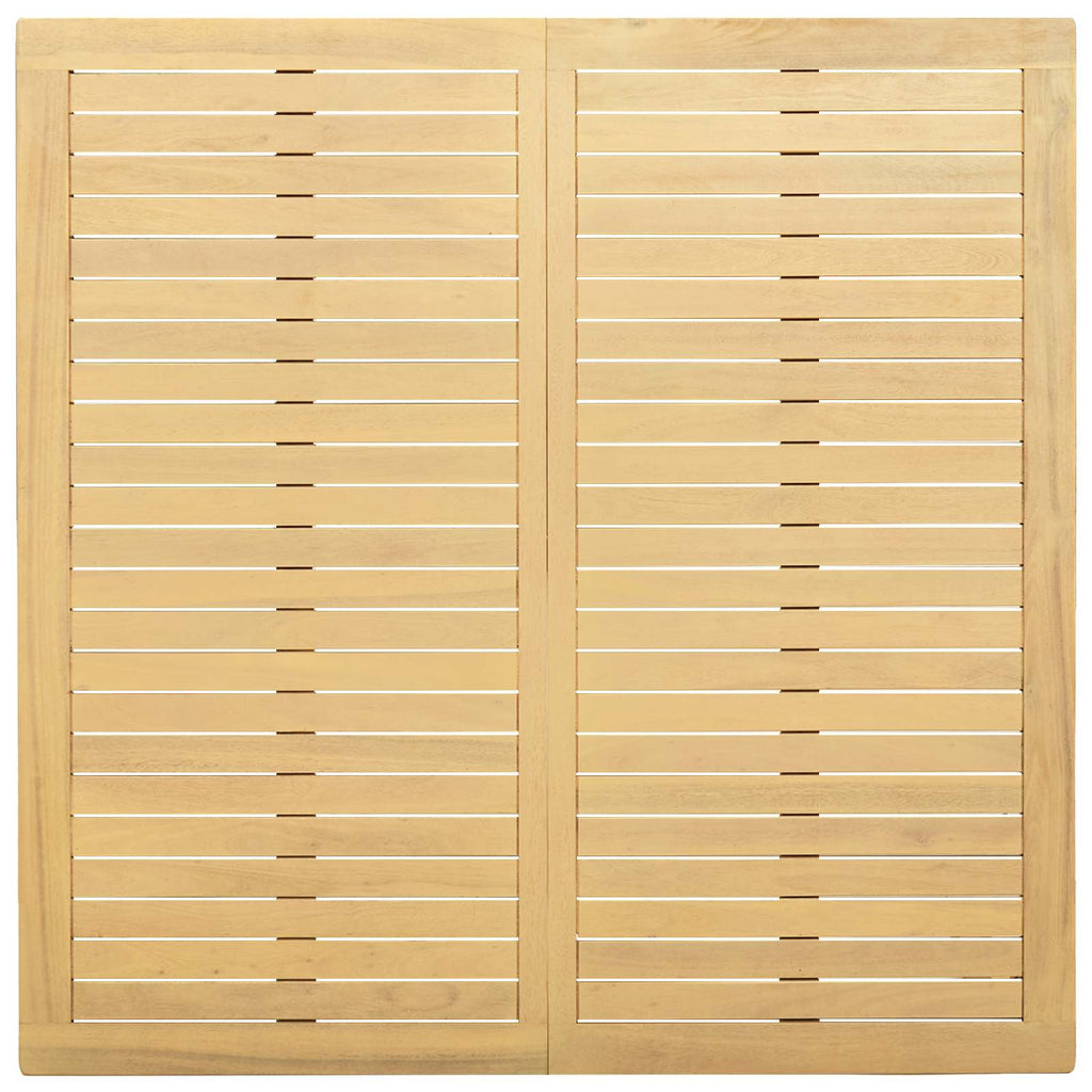vidaXL Couchtisch Helles Akazienholz 110 x 110 x 45 cm