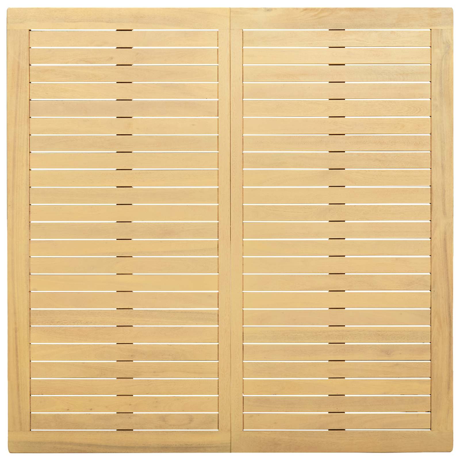 vidaXL Couchtisch Helles Akazienholz 110 x 110 x 45 cm