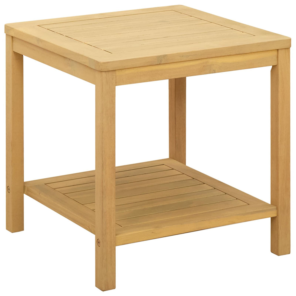 vidaXL Beistelltisch Öl-Natur 45 x 45 x 45 cm Massivholz Akazie
