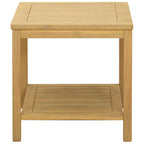 vidaXL Beistelltisch Öl-Natur 45 x 45 x 45 cm Massivholz Akazie