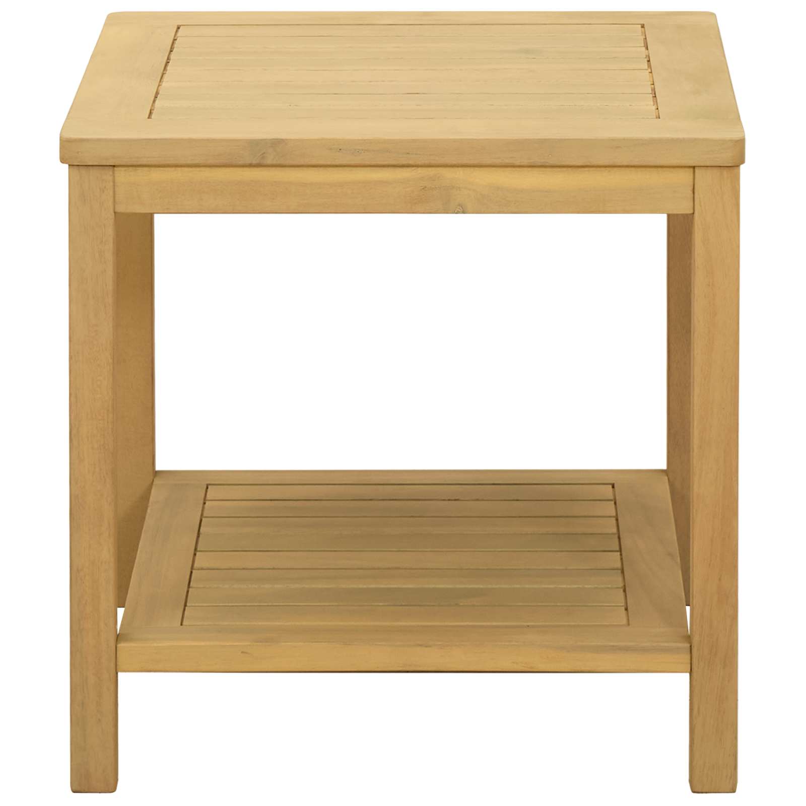 vidaXL Beistelltisch Öl-Natur 45 x 45 x 45 cm Massivholz Akazie