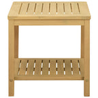 vidaXL Beistelltisch Öl-Natur 45 x 45 x 45 cm Massivholz Akazie