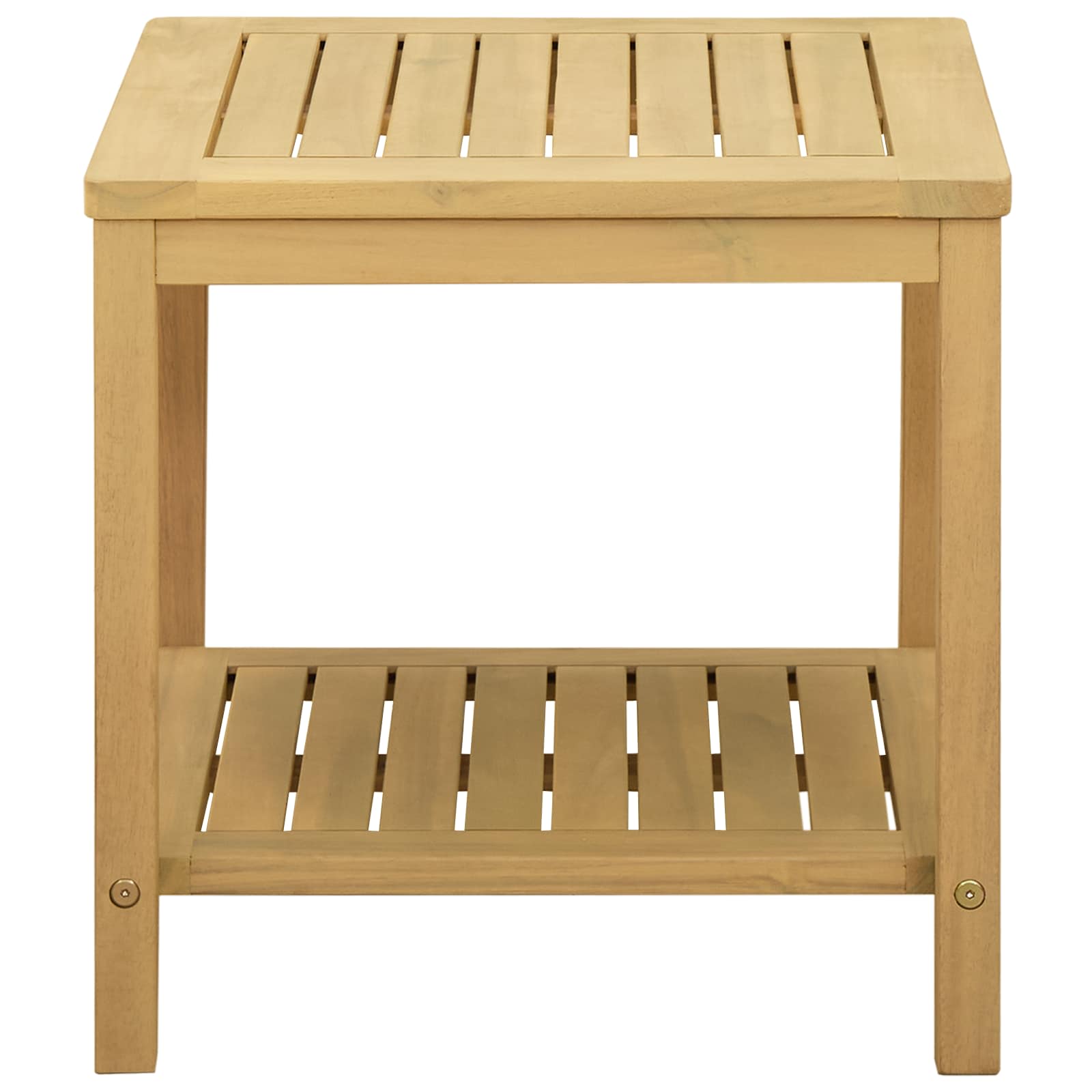 vidaXL Beistelltisch Öl-Natur 45 x 45 x 45 cm Massivholz Akazie