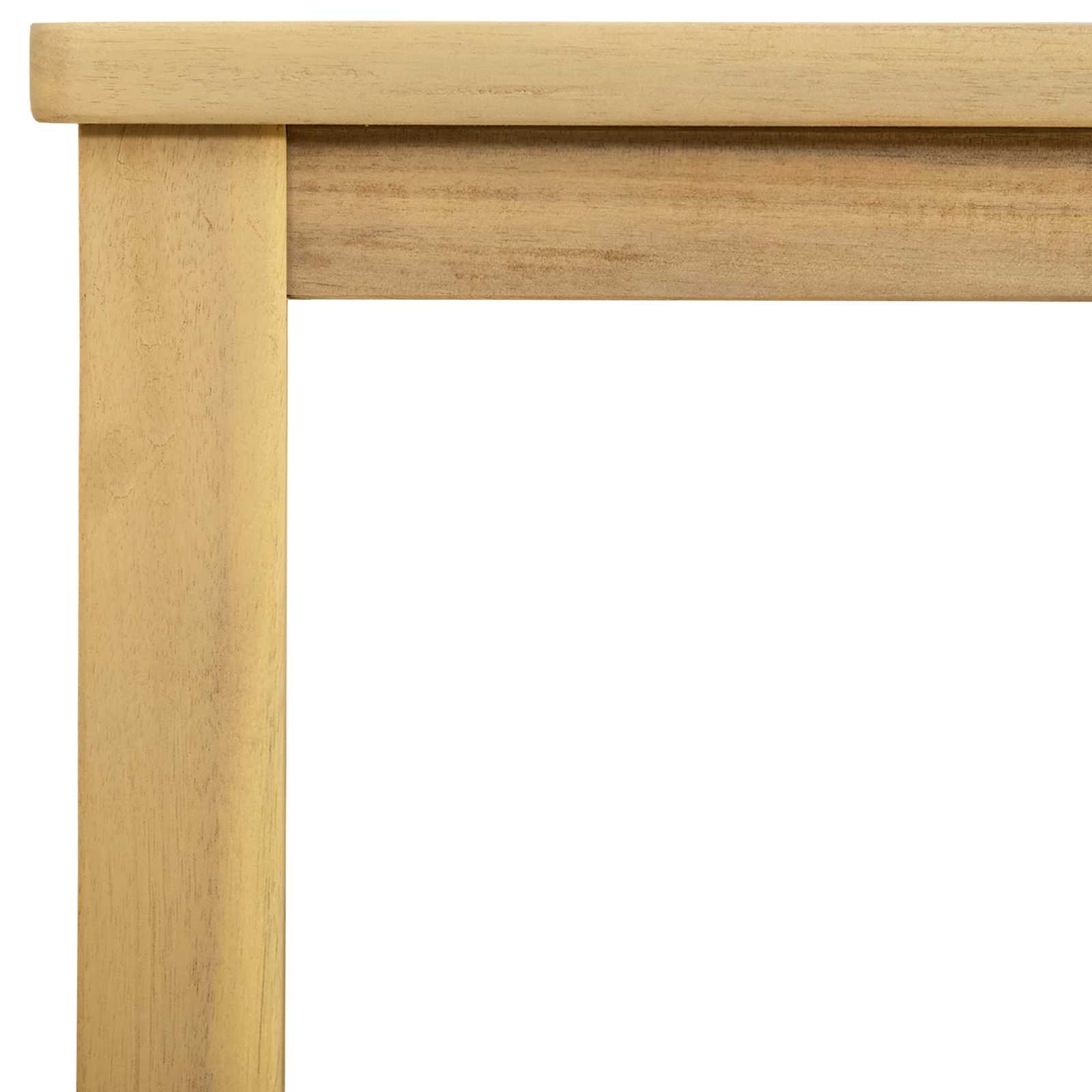 vidaXL Gartenkonsole Tisch Helles Akazienholz 80 x 35 x 75 cm