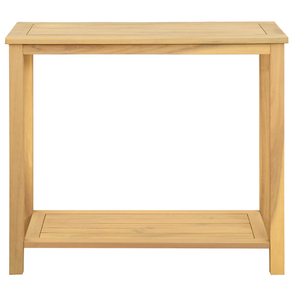 vidaXL Gartenkonsole Tisch Helles Akazienholz 80 x 35 x 75 cm
