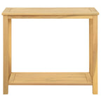 vidaXL Gartenkonsole Tisch Helles Akazienholz 80 x 35 x 75 cm