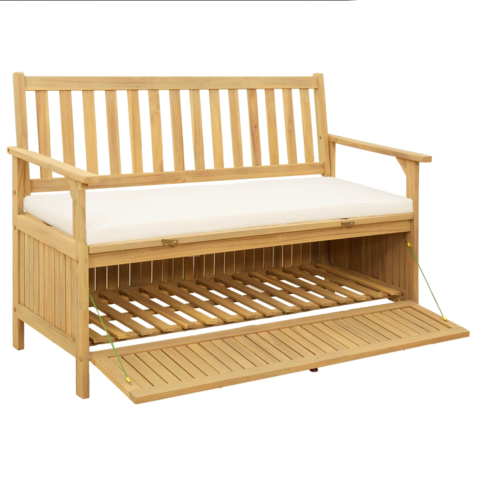 vidaXL Sitzbank mit Stauraum mit Kissen mit Speicher 120 x 63 x 84 cm