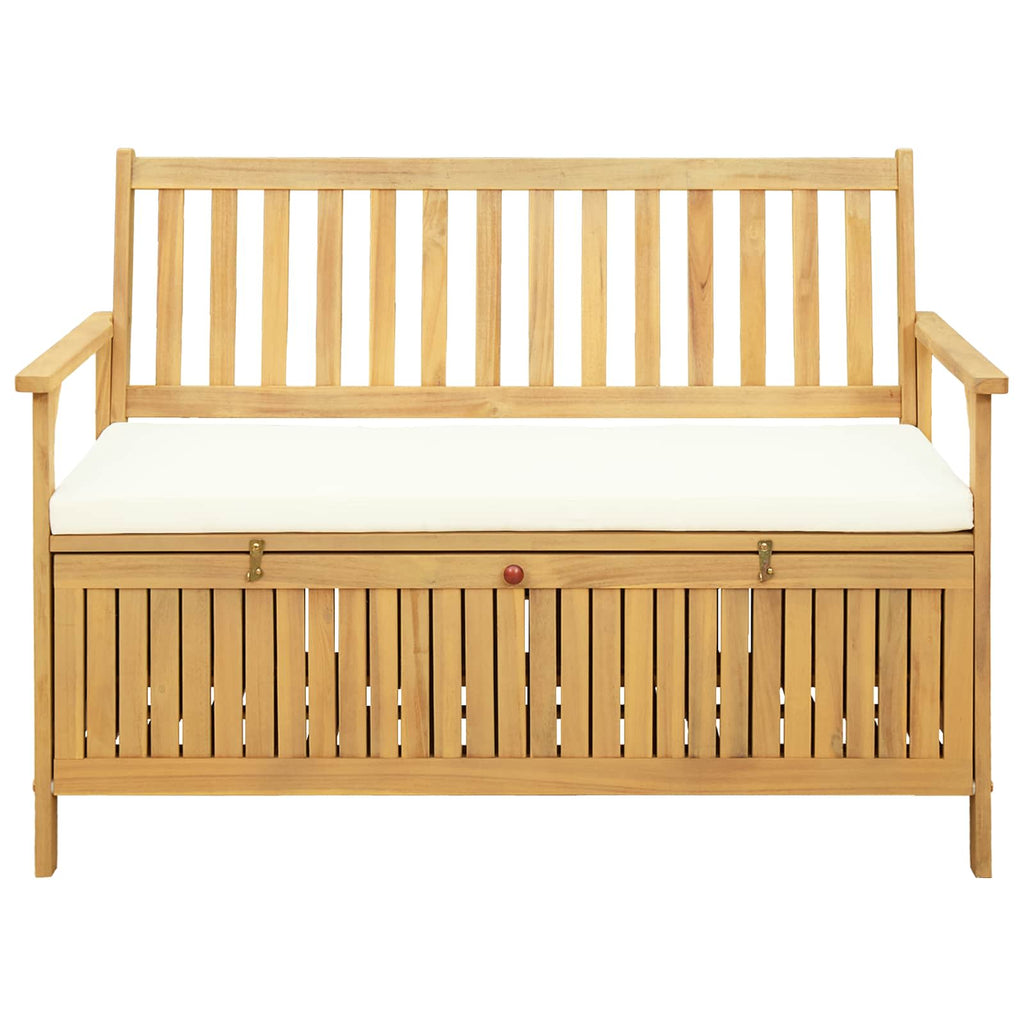vidaXL Sitzbank mit Stauraum mit Kissen mit Speicher 120 x 63 x 84 cm