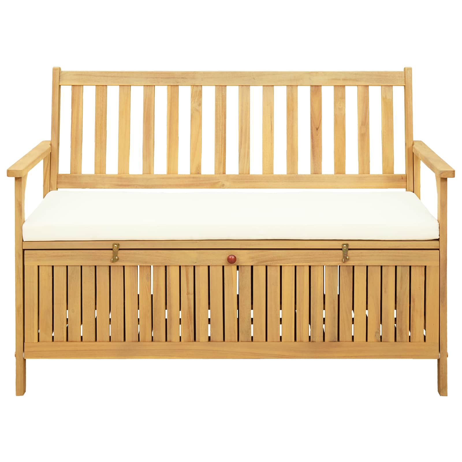 vidaXL Sitzbank mit Stauraum mit Kissen mit Speicher 120 x 63 x 84 cm