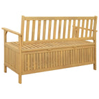 vidaXL Sitzbank mit Stauraum mit Tür 120 x 63 x 84 cm Massiv-Akazie