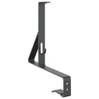 vidaXL Schneewächter Unterstützung Anthrazit 29,5 x 3 x 34,5 cm Stahl