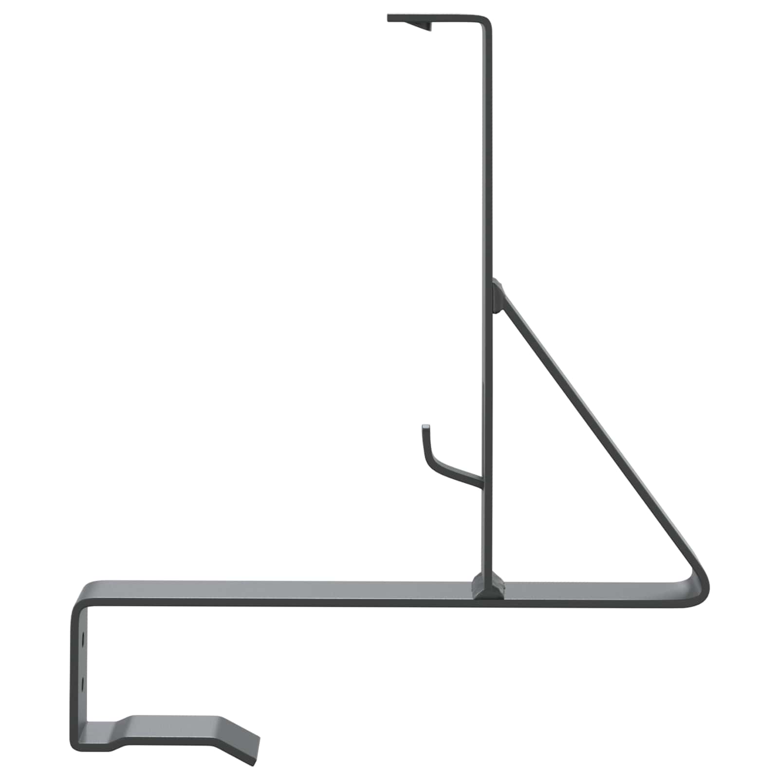 vidaXL Schneewächter Unterstützung Anthrazit 29,5 x 3 x 34,5 cm Stahl