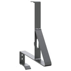 vidaXL Schneewächter Unterstützung 6 pcs Anthrazit 29,5 x 3 x 34,5 cm