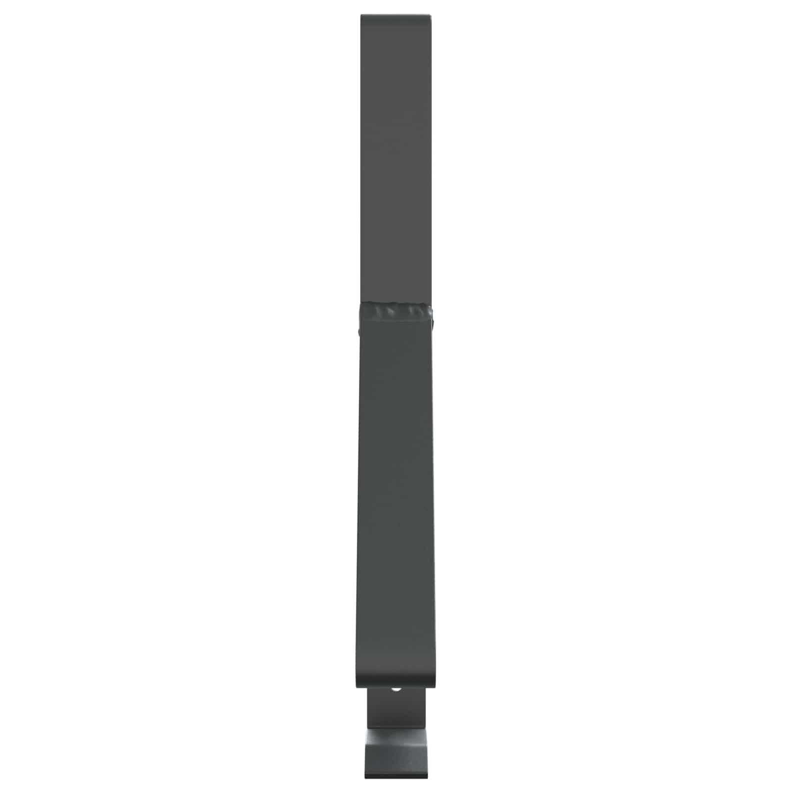 vidaXL Schneewächter Unterstützung 12 pcs Anthrazit 29,5 x 3 x 34,5 cm