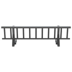vidaXL Dachschneeschild Anthrazit 100 x 29,5 x 34,5 cm Stahl