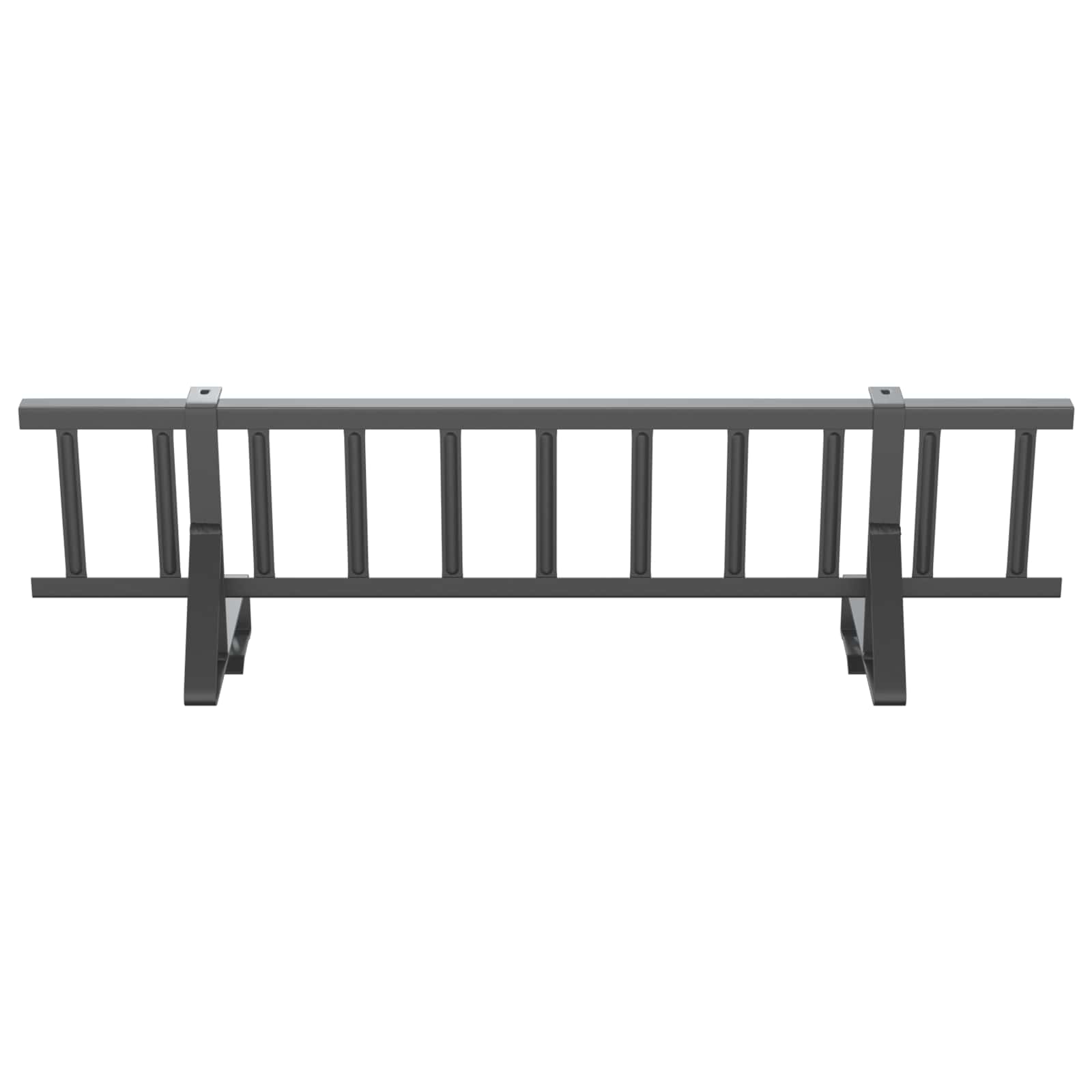 vidaXL Dachschneeschild Anthrazit 100 x 29,5 x 34,5 cm Stahl