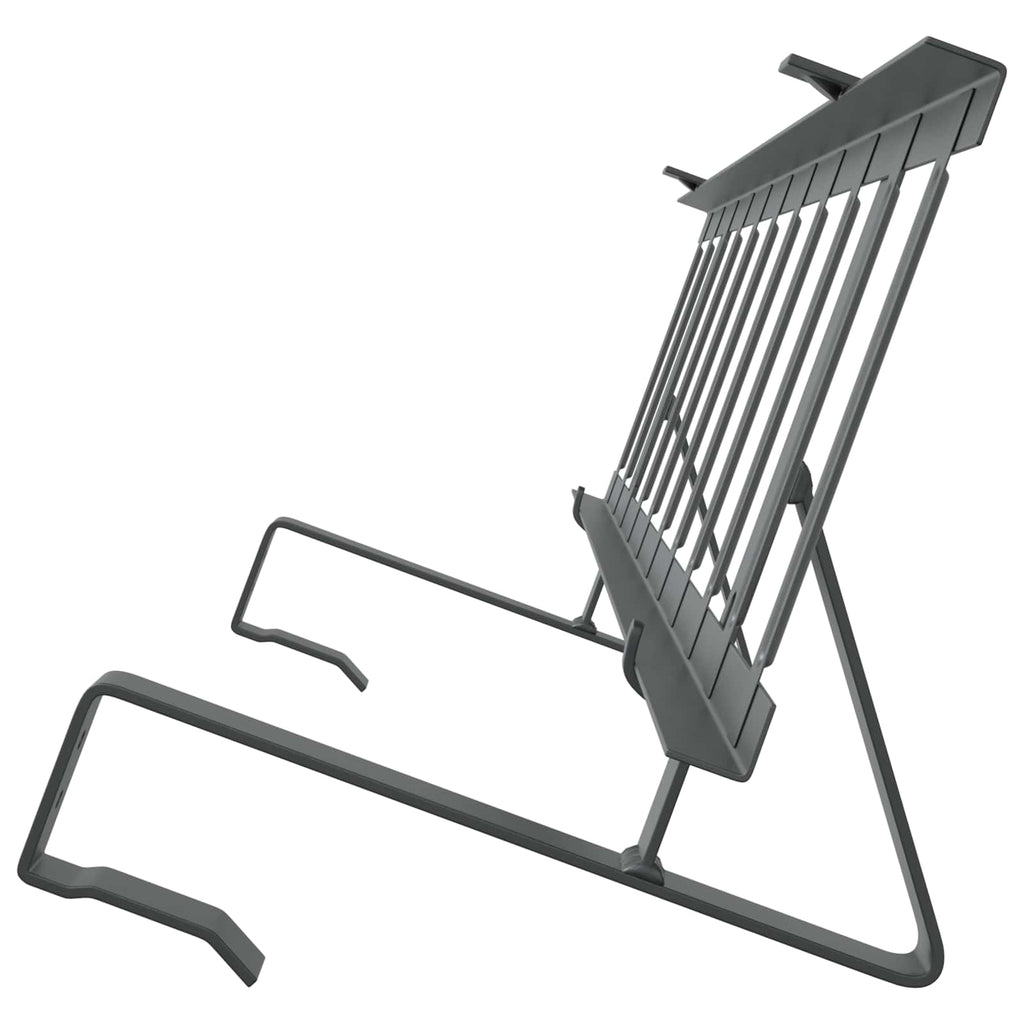 vidaXL Dachschneeschild Anthrazit 100 x 29,5 x 34,5 cm Stahl