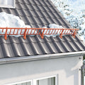 vidaXL Schneewächter Unterstützung 2 pcs Rot 29,5 x 3 x 34,5 cm Stahl