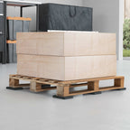 vidaXL Gummigranulat-Patiopad Schwarz 6 x 9 x 0,3 cm Gummi