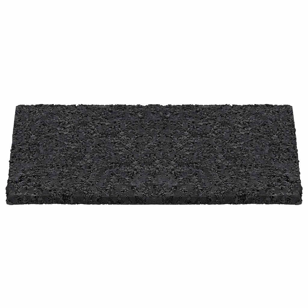 vidaXL Gummigranulat-Patiopad Schwarz 6 x 9 x 0,3 cm Gummi