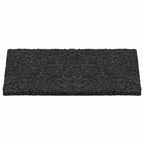 vidaXL Gummigranulat-Patiopad Schwarz 6 x 9 x 0,3 cm Gummi