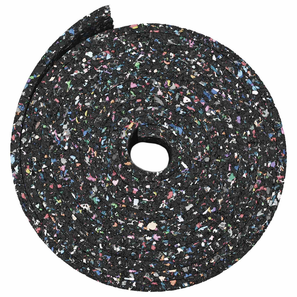 vidaXL Gummi-Granulat-Rolle Schwarz 200 x 5 x 0,3 cm Gummi
