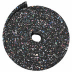 vidaXL Gummi-Granulat-Rolle Schwarz 200 x 5 x 0,3 cm Gummi