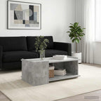vidaXL Couchtisch Betongrau 90 x 50 x 33 cm Holzwerkstoff