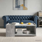 vidaXL Couchtisch Betongrau 90 x 50 x 33 cm Holzwerkstoff