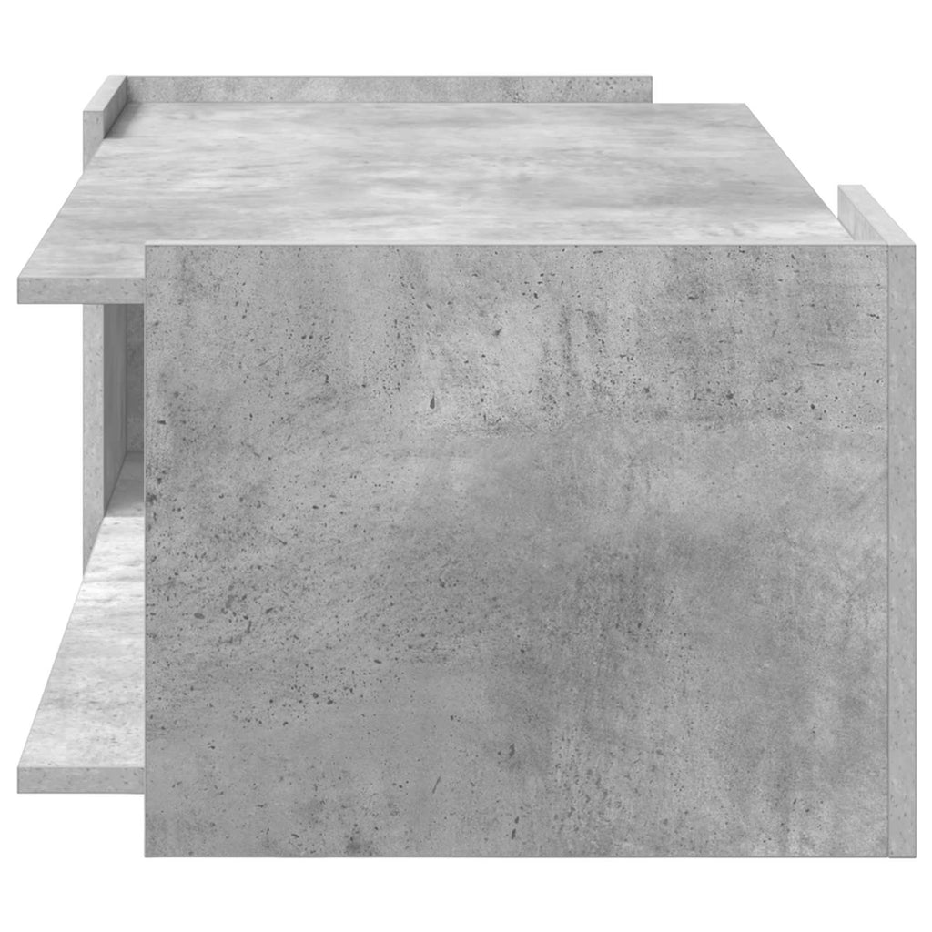 vidaXL Couchtisch Betongrau 90 x 50 x 33 cm Holzwerkstoff