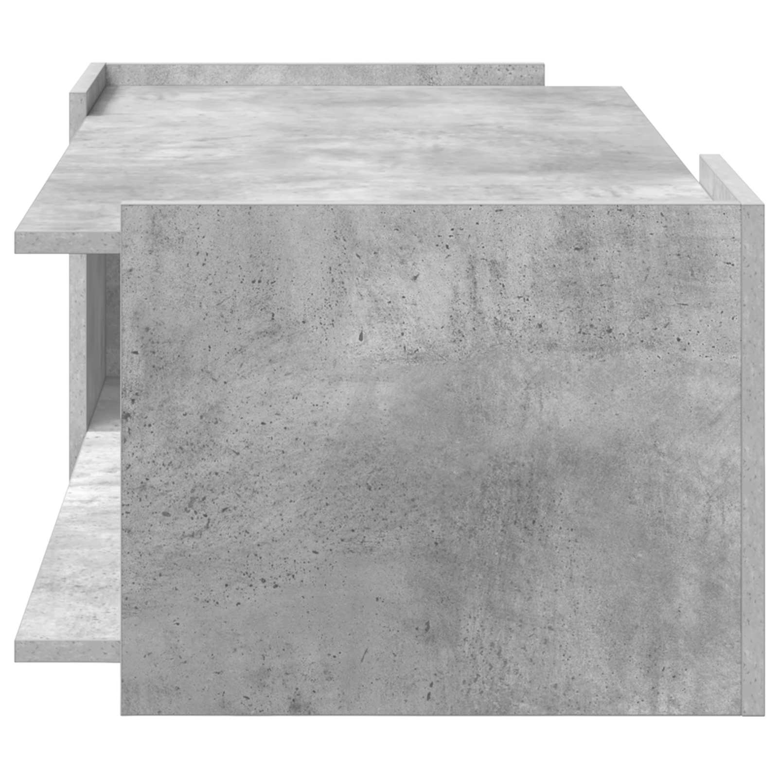 vidaXL Couchtisch Betongrau 90 x 50 x 33 cm Holzwerkstoff