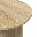 vidaXL Beistelltisch-Set mit Speicher 2 pcs Sonoma-Eiche Holzwerkstoff