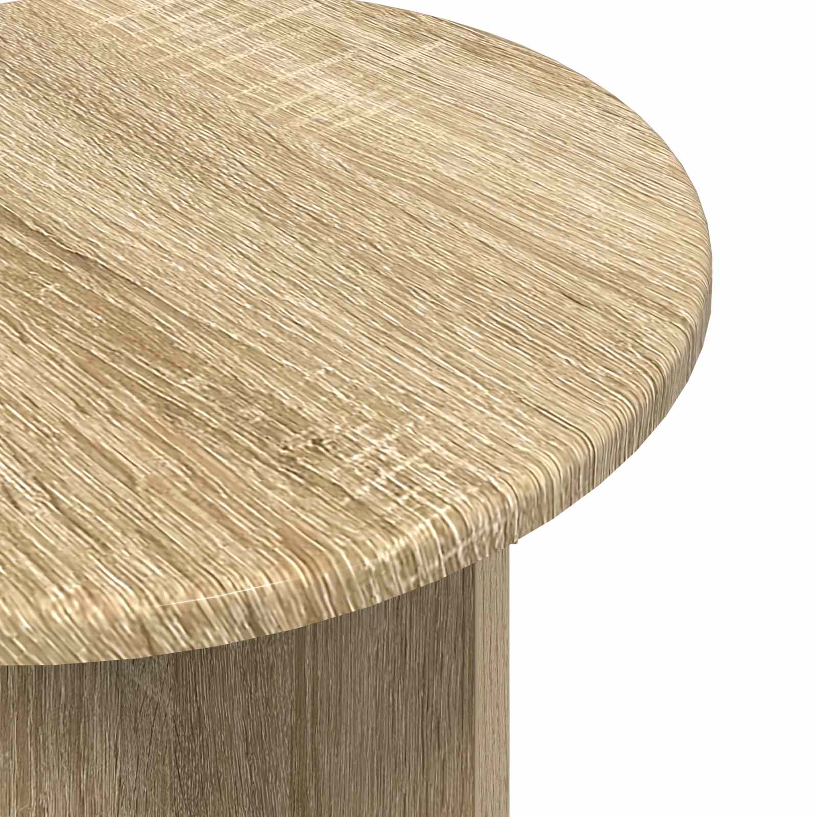 vidaXL Beistelltisch-Set mit Speicher 2 pcs Sonoma-Eiche Holzwerkstoff
