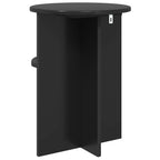 vidaXL Beistelltisch Schwarze Eiche Ø 39,5 x 55 cm Holzwerkstoff