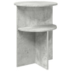 vidaXL Beistelltisch Betongrau Ø 39,5 x 55 cm Holzwerkstoff