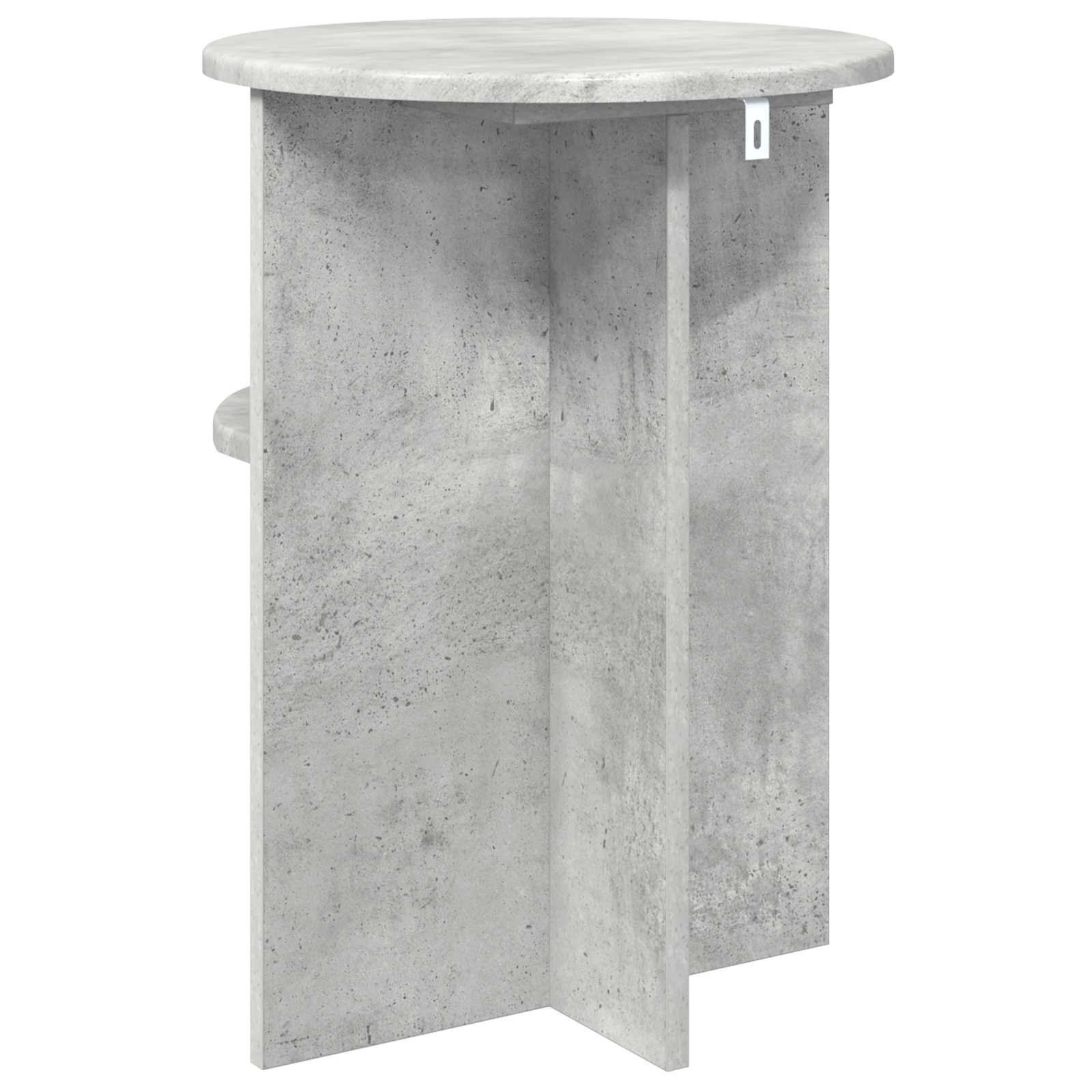 vidaXL Beistelltisch Betongrau Ø 39,5 x 55 cm Holzwerkstoff
