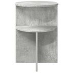 vidaXL Beistelltisch Betongrau Ø 39,5 x 55 cm Holzwerkstoff