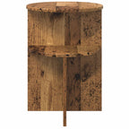 vidaXL Beistelltisch mit Speicher Altholz Ø 39,5 x 55 cm Holzwerkstoff