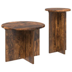 vidaXL Beistelltisch-Set 2 pcs Geräucherte Eiche Holzwerkstoff
