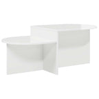 vidaXL Couchtisch Hochglanz Weiß 100 x 50 x 40 cm Holzwerkstoff
