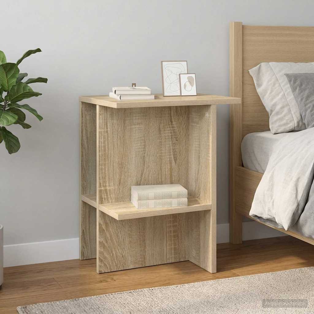 vidaXL Couchtisch 2 pcs Sonoma-Eiche 40 x 30 x 49 cm Holzwerkstoff