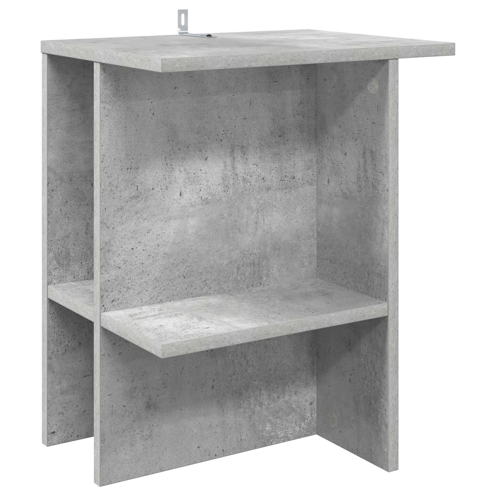 vidaXL Couchtisch 2 pcs Betongrau 40 x 30 x 49 cm Holzwerkstoff