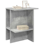 vidaXL Couchtisch 2 pcs Betongrau 40 x 30 x 49 cm Holzwerkstoff